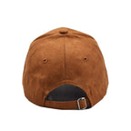 Faux Suede Baseball Cap – Adjustable Water-Resistant Hat for Men