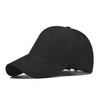 Faux Suede Baseball Cap – Adjustable Water-Resistant Hat for Men