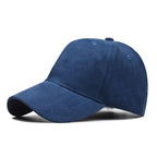 Faux Suede Baseball Cap – Adjustable Water-Resistant Hat for Men