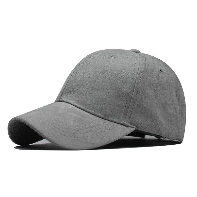 Faux Suede Baseball Cap – Adjustable Water-Resistant Hat for Men