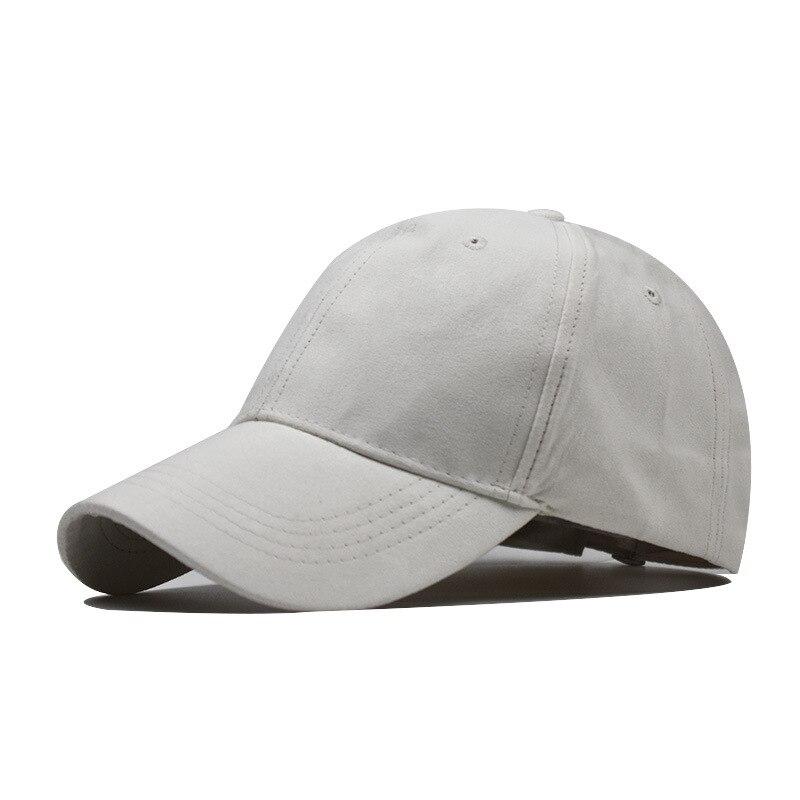 Faux Suede Baseball Cap – Adjustable Water-Resistant Hat for Men