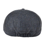 Men’s Tweed Newsboy Cap – Classic Wool Peaky Blinders Style Hat