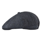 Men’s Tweed Newsboy Cap – Classic Wool Peaky Blinders Style Hat