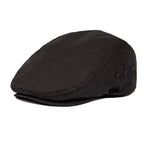 Men’s Cotton Twill Flat Cap – Lightweight Ivy Hat for Summer