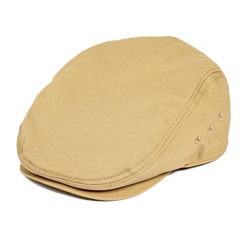 Men’s Cotton Twill Flat Cap – Lightweight Ivy Hat for Summer