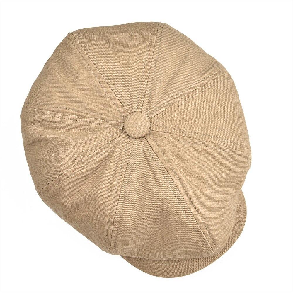 Men’s Twill Cotton Newsboy Cap – Lightweight Summer Gatsby Hat