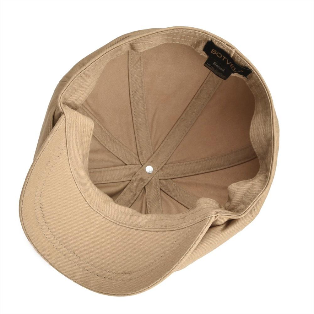 Men’s Twill Cotton Newsboy Cap – Lightweight Summer Gatsby Hat