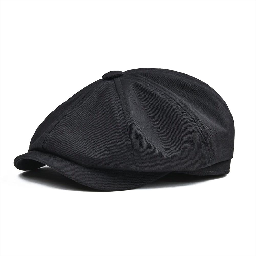 Men’s Twill Cotton Newsboy Cap – Lightweight Summer Gatsby Hat