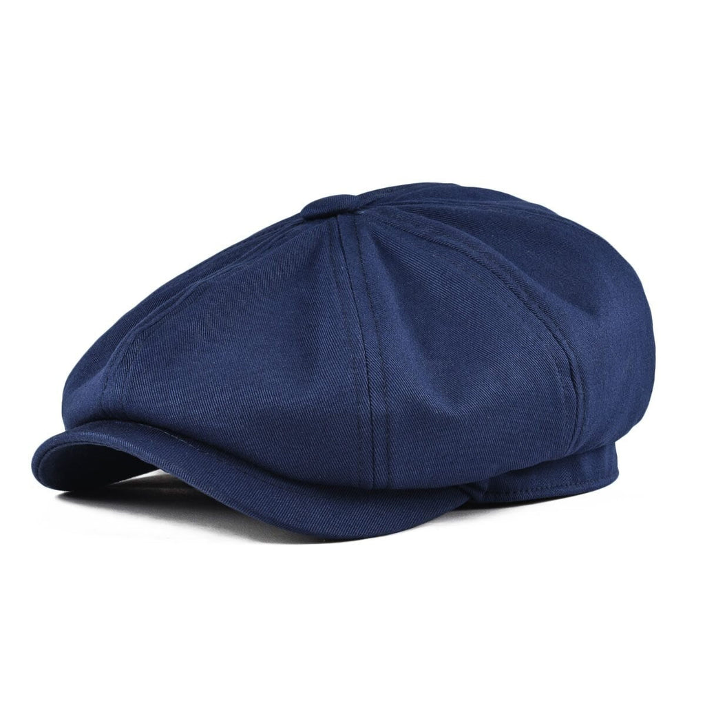 Men’s Twill Cotton Newsboy Cap – Lightweight Summer Gatsby Hat