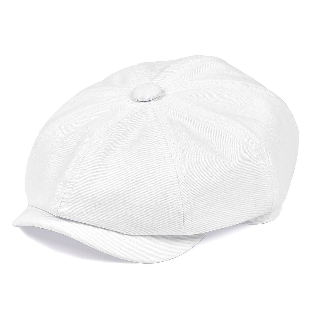 Men’s Twill Cotton Newsboy Cap – Lightweight Summer Gatsby Hat