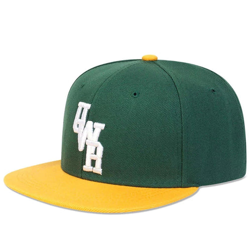 Green California Snapback Cap back view