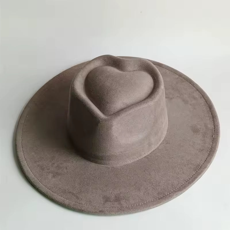 women’s wide brim fedora hat