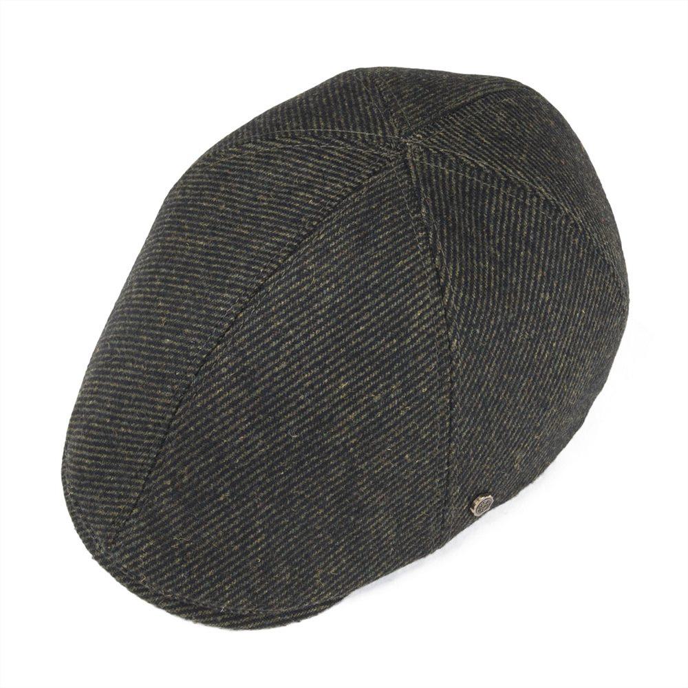 Men’s Wool Flat Cap – Classic 6-Panel Ivy Hat for Spring & Fall
