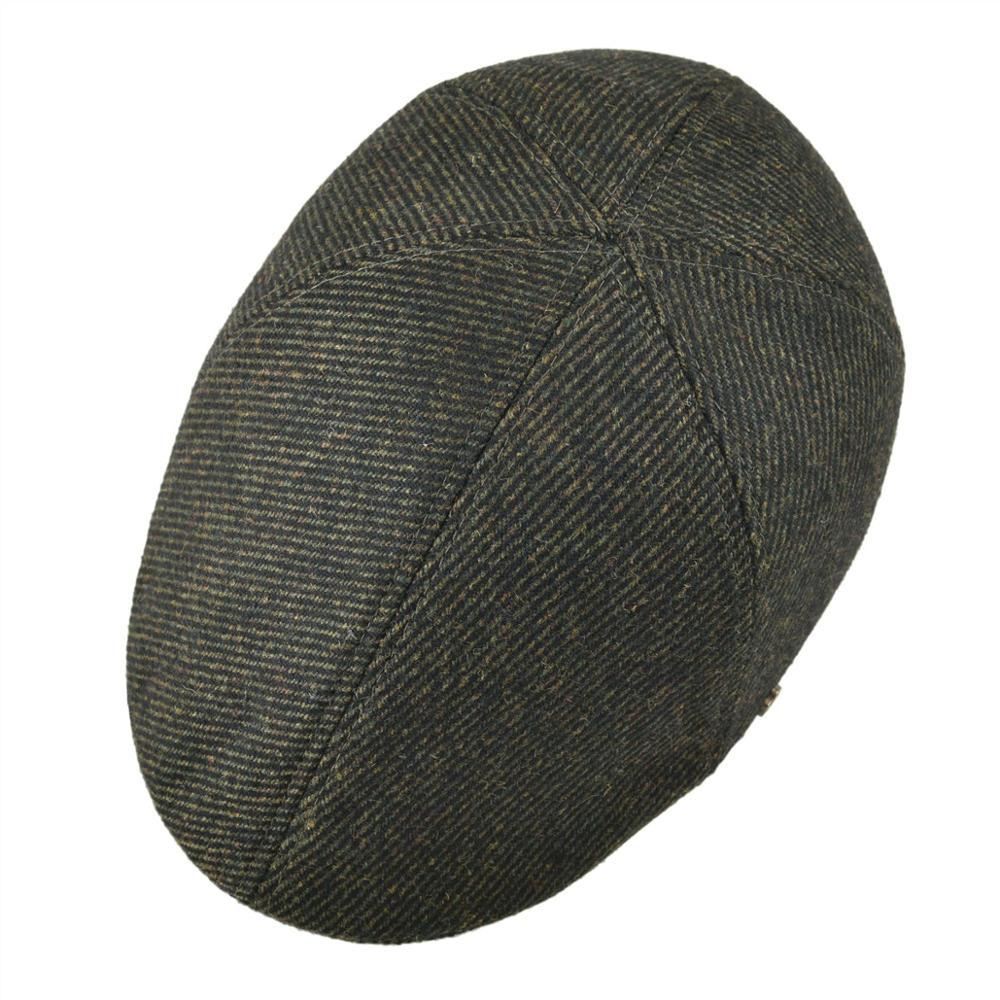 Men’s Wool Ivy Cap – Classic Wool Twill Flat Cap for Spring & Fall