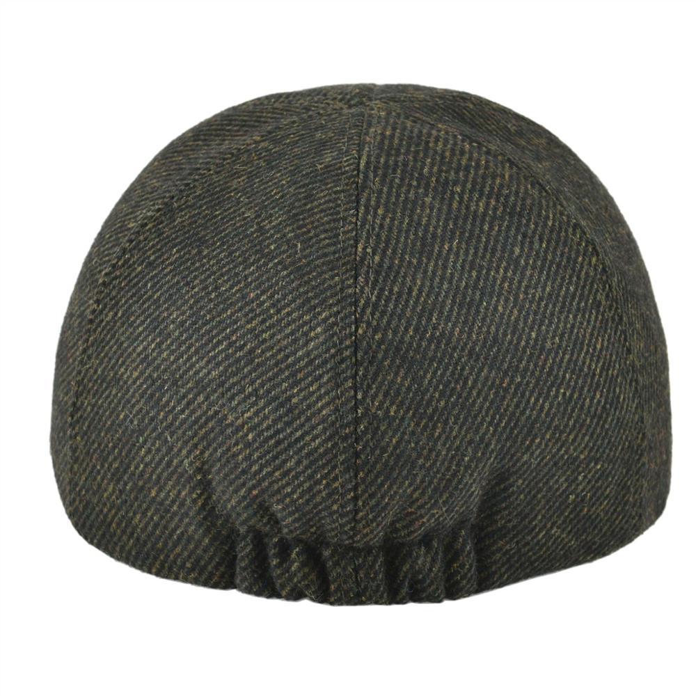Men’s Wool Ivy Cap – Classic Wool Twill Flat Cap for Spring & Fall