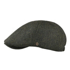 Men’s Wool Ivy Cap – Classic Wool Twill Flat Cap for Spring & Fall