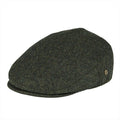 Men’s Wool Herringbone Flat Cap – Classic Ivy Cap with Tailored Panels