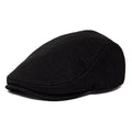 Men’s Herringbone Wool Ivy Cap – Timeless Flat Cap for Day & Night