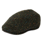 Men’s Herringbone Wool Ivy Cap – Timeless Flat Cap for Day & Night