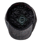 Men’s Wool Newsboy Cap – Classic Herringbone 8-Panel Hat